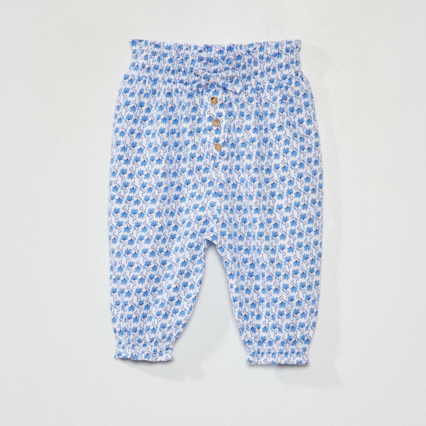 Pantalon fluide Bleu