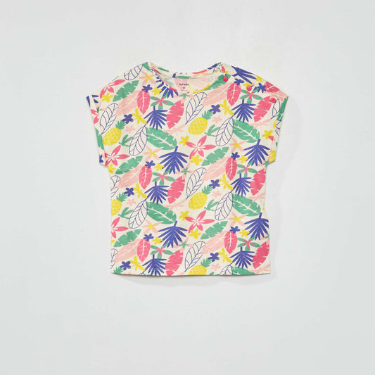 T-shirt imprimé Multicolore