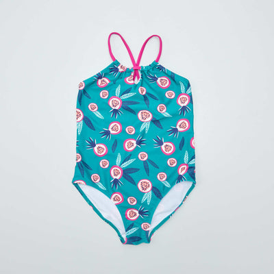 Maillot de bain à 'rayures' - 1 pièce Vert