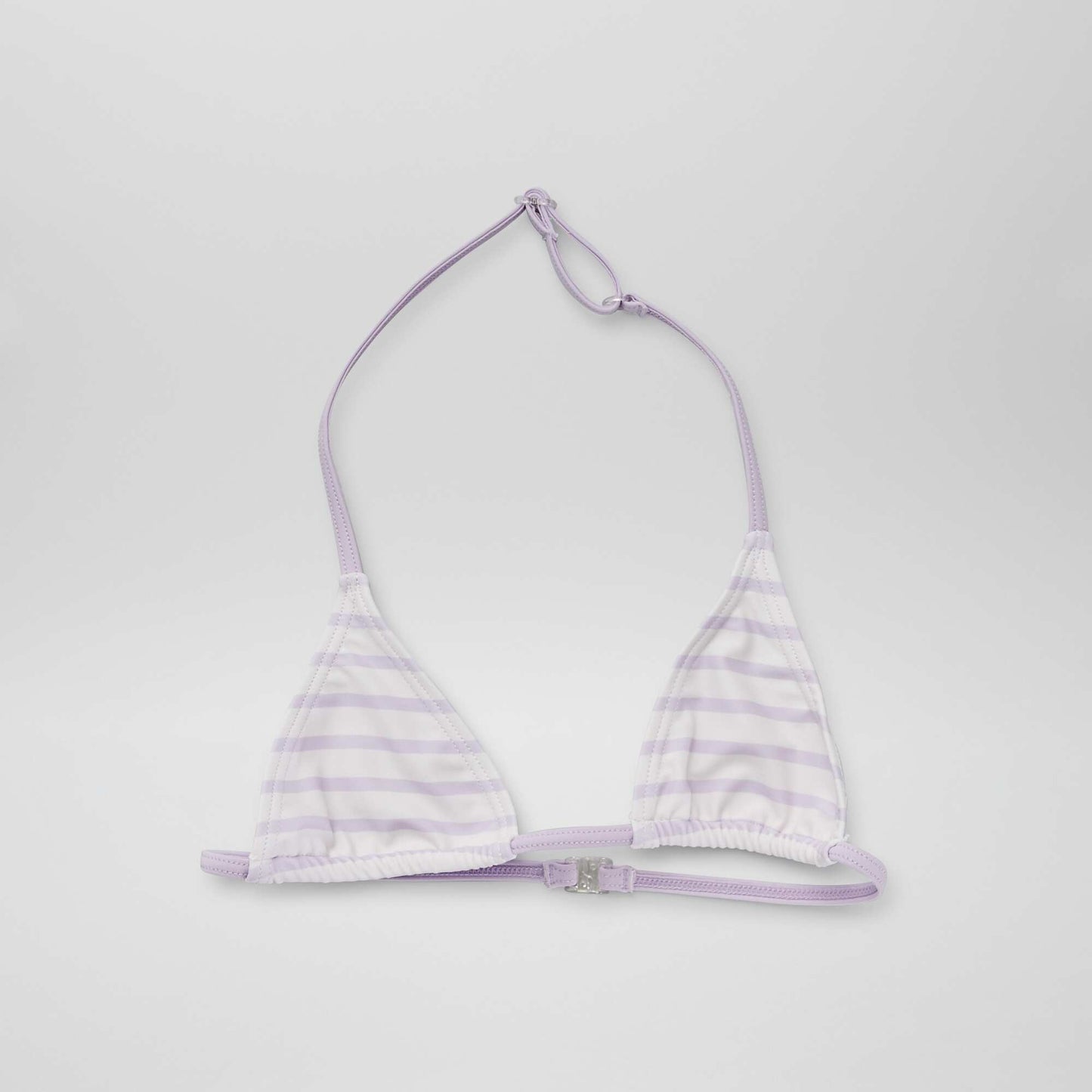 Maillot de bain à 'rayures' - 2 pièces Violet/blanc