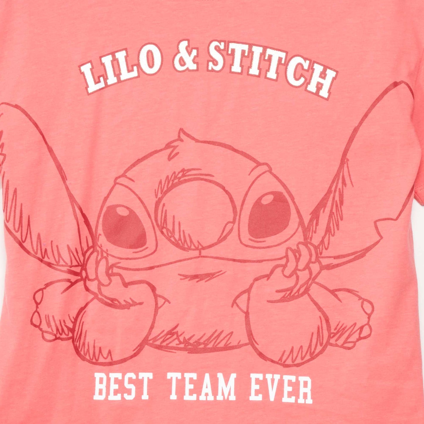 Tee-shirt  'Lilo et Stitch' de 'Disney' Rose