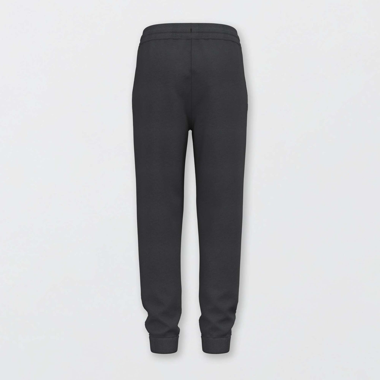 Pantalon de jogging en coton uni - Mixte noir