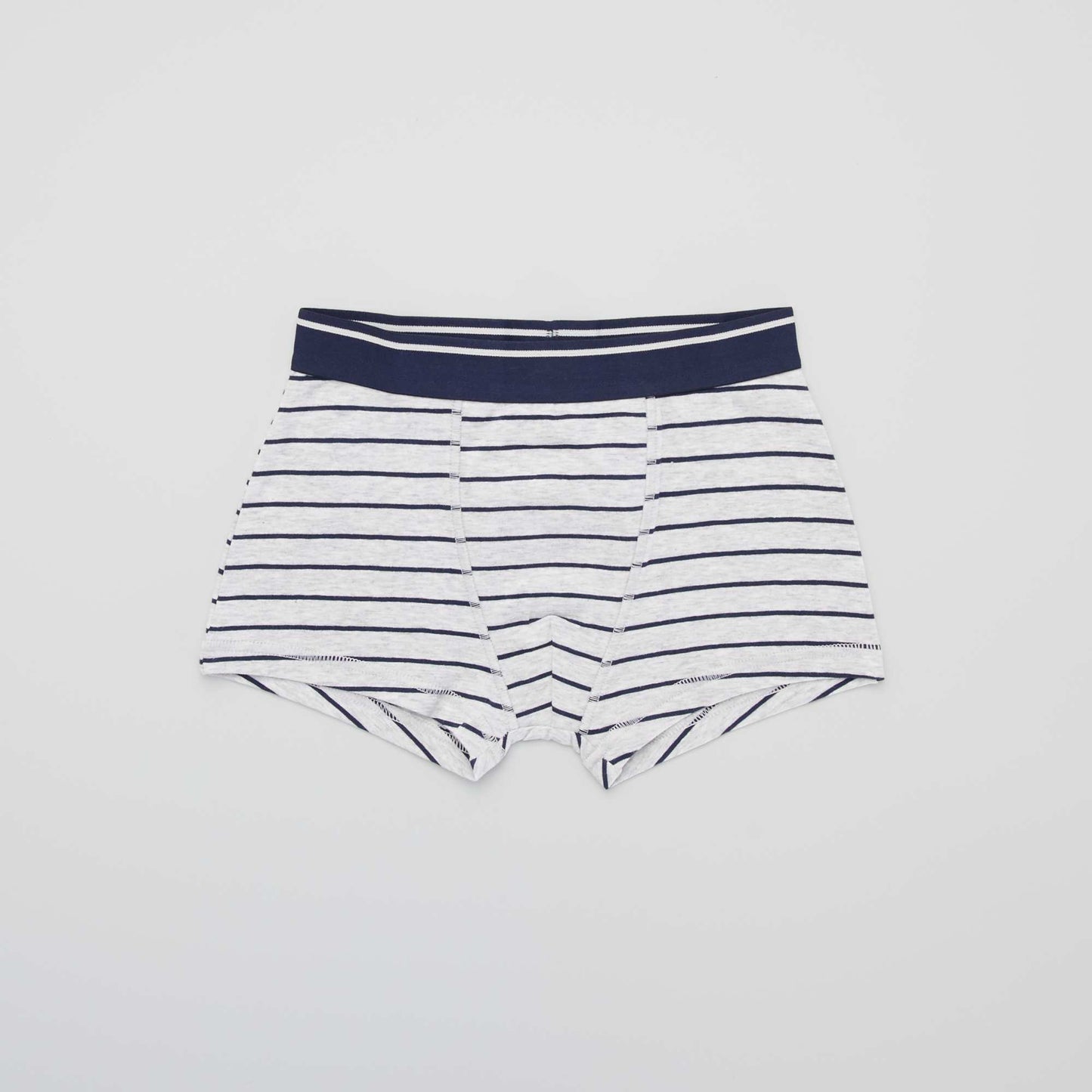 Lot de 3 boxers gris/marine/écru