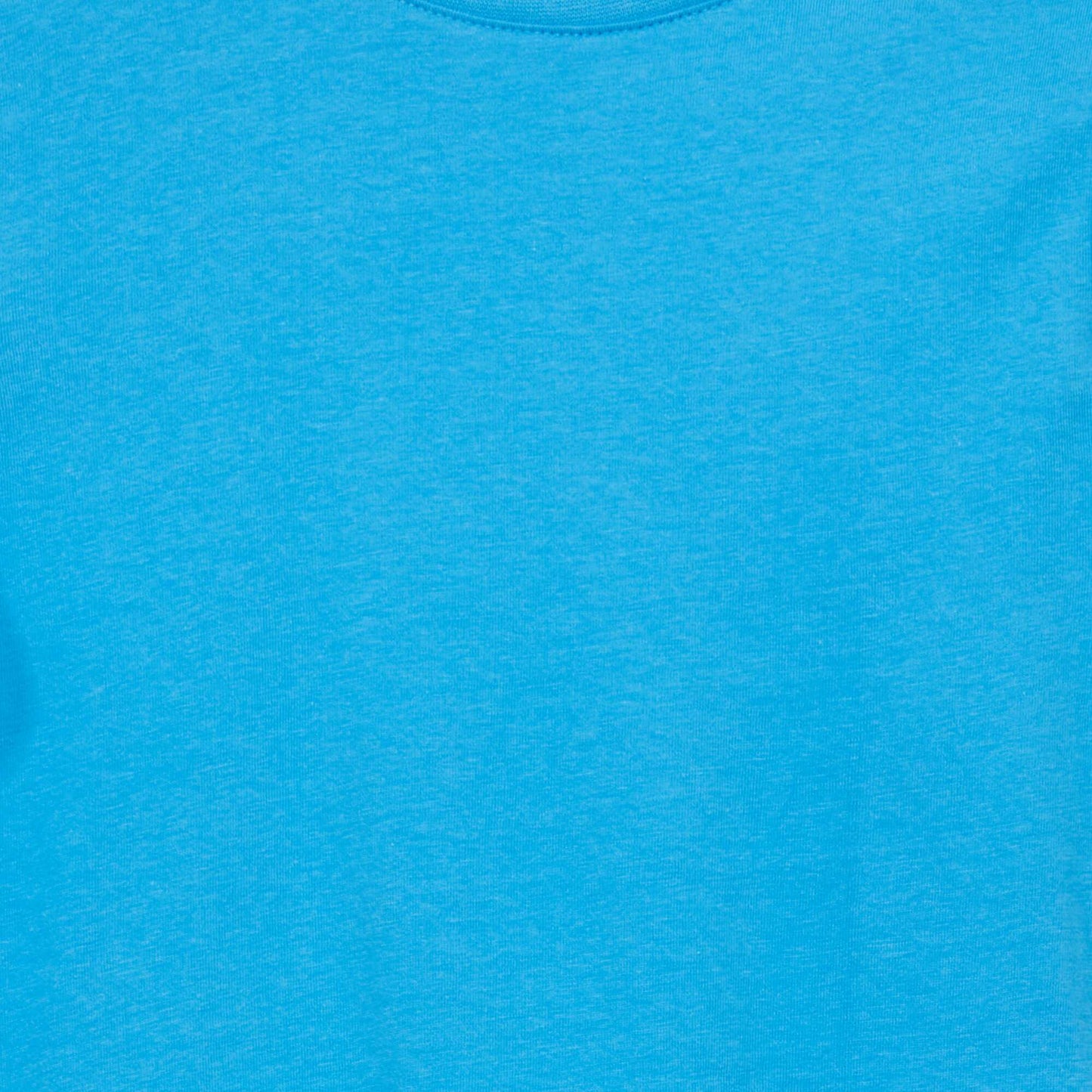T-shirt uni manches courtes Bleu